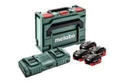 Metabo Basis Set 4x LiHD 8,0 Ah Basis Set | 4x Accu 18V 8,0Ah LiHD +1xLader ASC 145 Duo | +metaB [685135000]