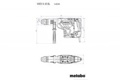 Metabo KHEV 8-45 BL Combihamer | 12,2J | SDS Max | 1500 W | +Koffer [600766500] -Gereedschap Verkoop Metabo KHEV 8 45 BL 600766500 ext 8