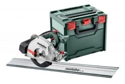 Metabo MKS 18 LTX 58 + FS 160 Accu Cirkelzaag | 18 V | 58 Mm | Metaal |+MetaBox +FS 160 [691114000]