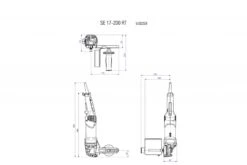 Metabo SE 17-200 RT Satineermachine | 1700 Watt | +Extra Handgreep [602259000] -Gereedschap Verkoop Metabo SE 17 200 RT 602259000 ext 4